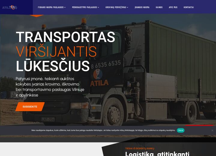 atila.lt — screenshot