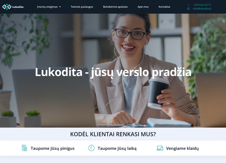 lukodita.lt — screenshot