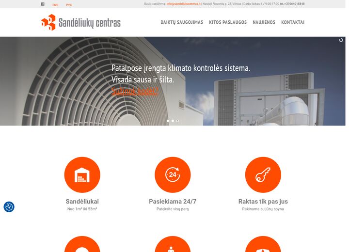 sandeliukucentras.lt — screenshot