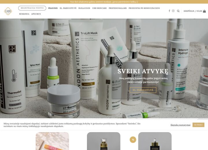 urbstudio.lt — screenshot