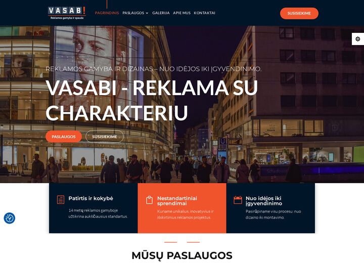 vasabi.lt — screenshot